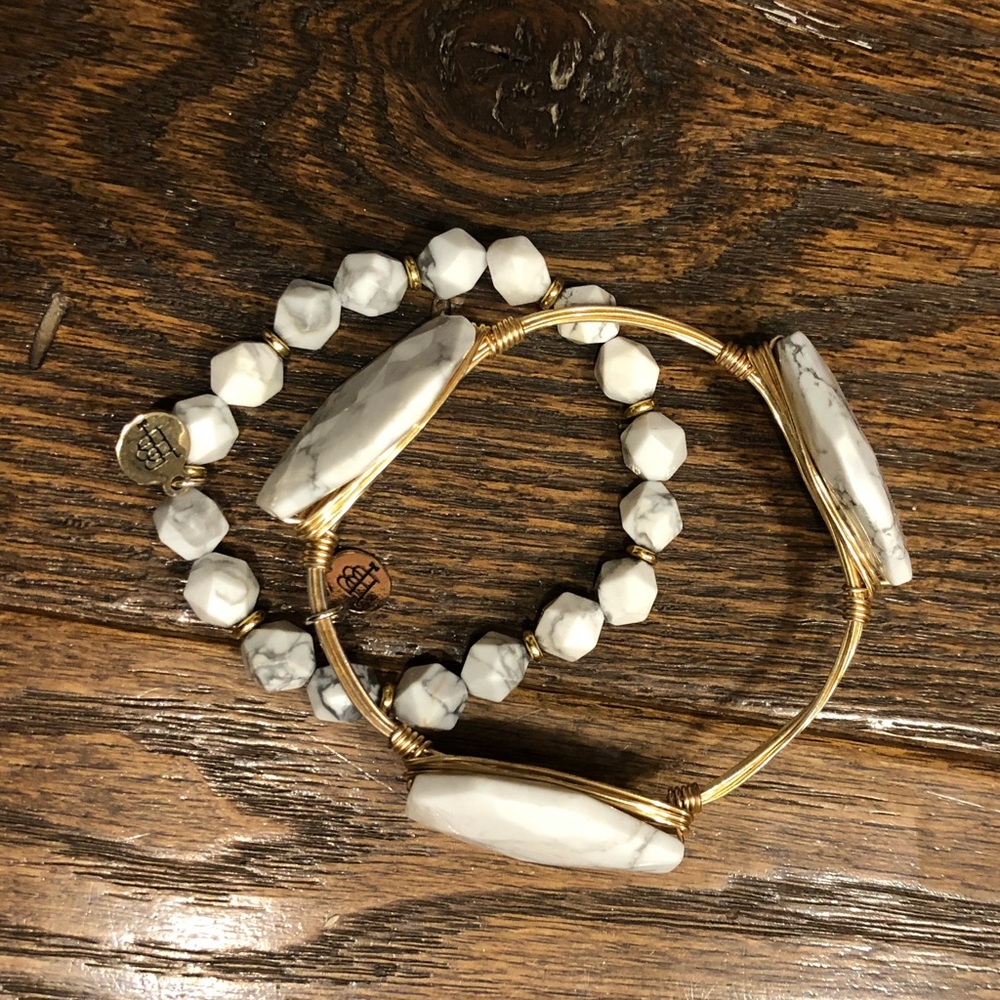 Marble Bangle and Kendley Set